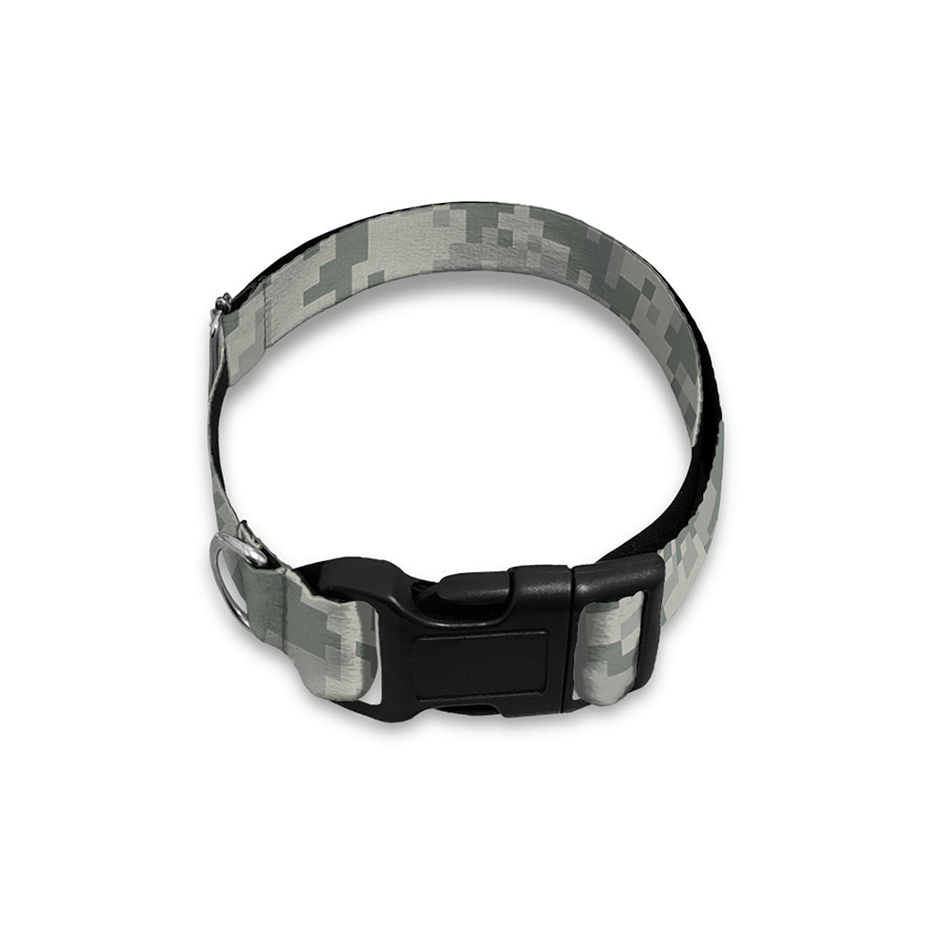 Tan Digital Camo Pattern Print Dog Collar