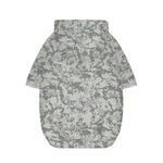 Tan Digital Camo Pattern Print Dog Zip Up Hoodie