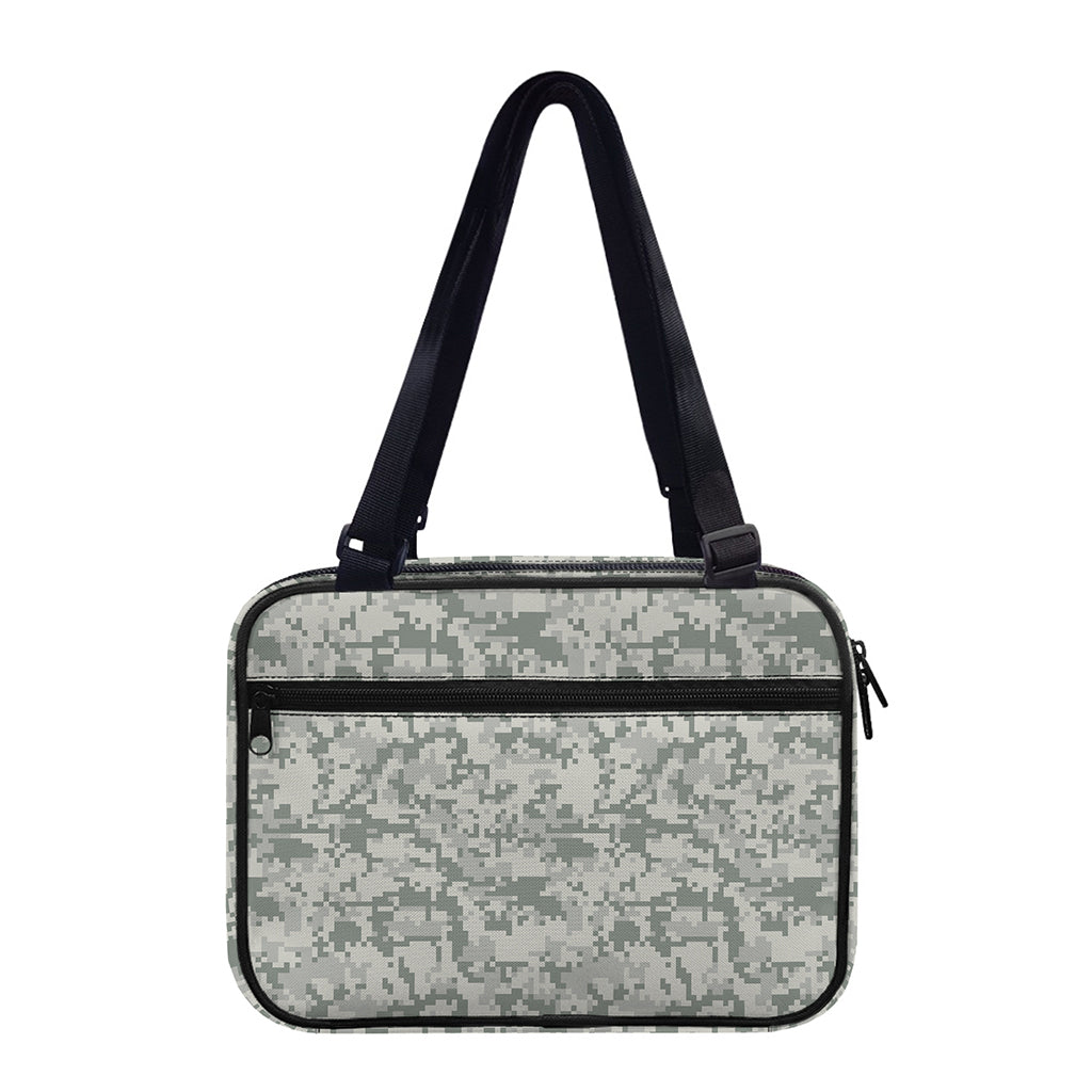 Tan Digital Camo Pattern Print Double Strap Bible Bag