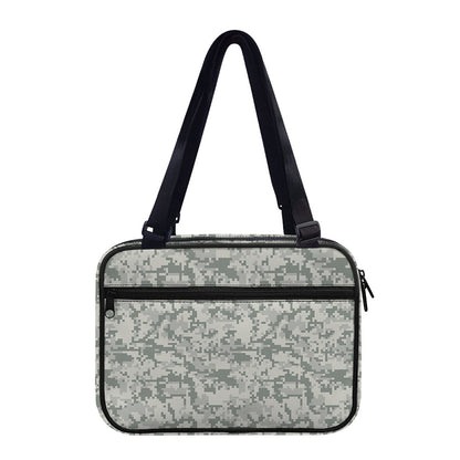 Tan Digital Camo Pattern Print Double Strap Bible Bag