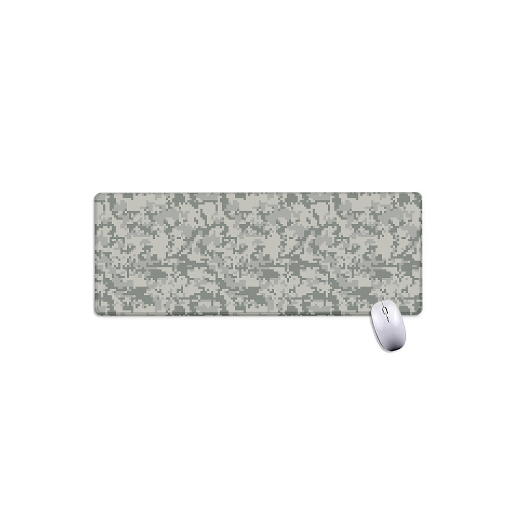 Tan Digital Camo Pattern Print Extended Mouse Pad