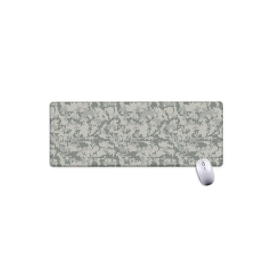 Tan Digital Camo Pattern Print Extended Mouse Pad