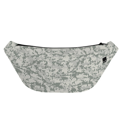 Tan Digital Camo Pattern Print Fanny Pack