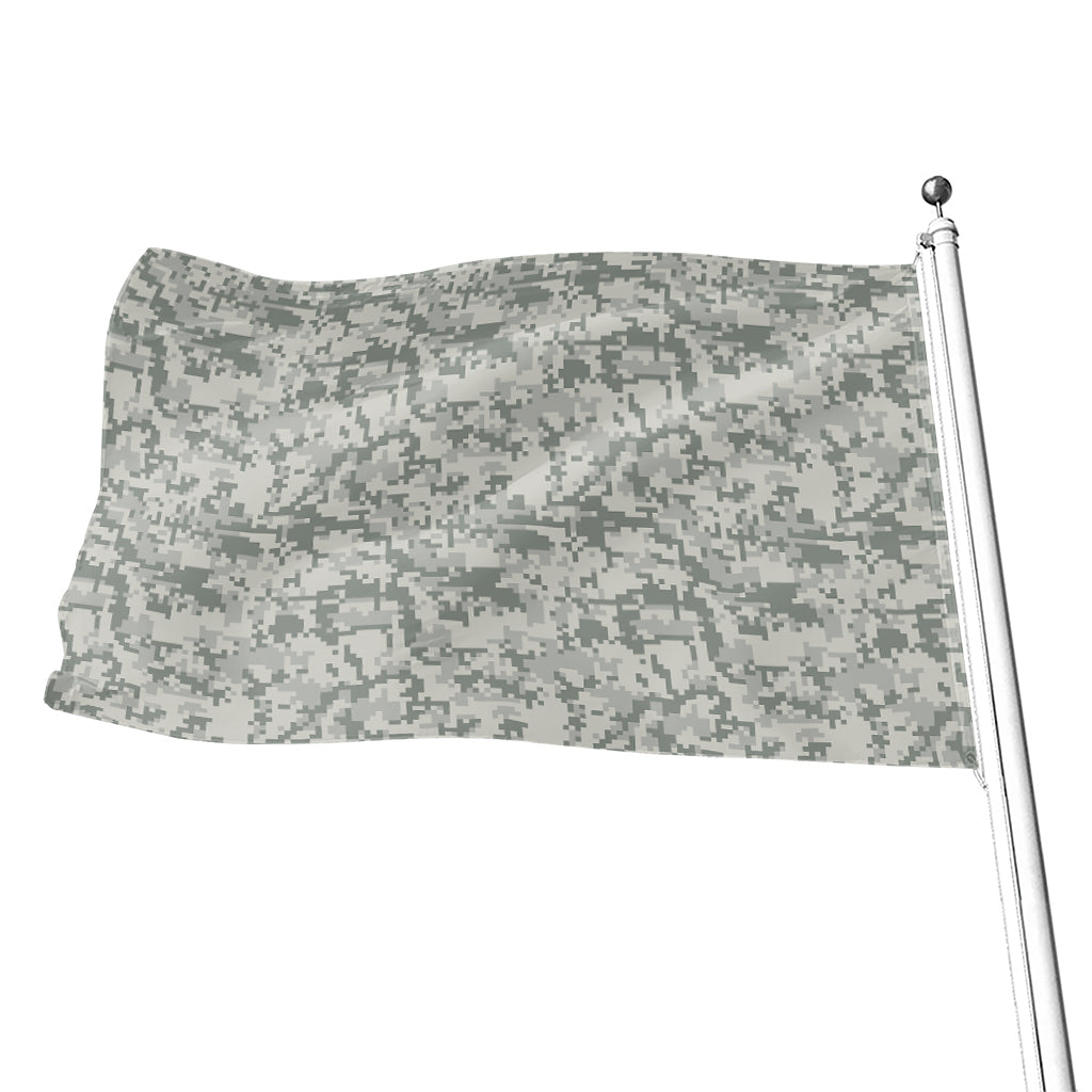 Tan Digital Camo Pattern Print Flag