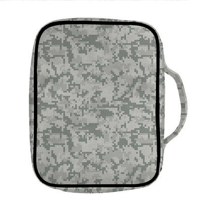 Tan Digital Camo Pattern Print Front Pocket Bible Bag
