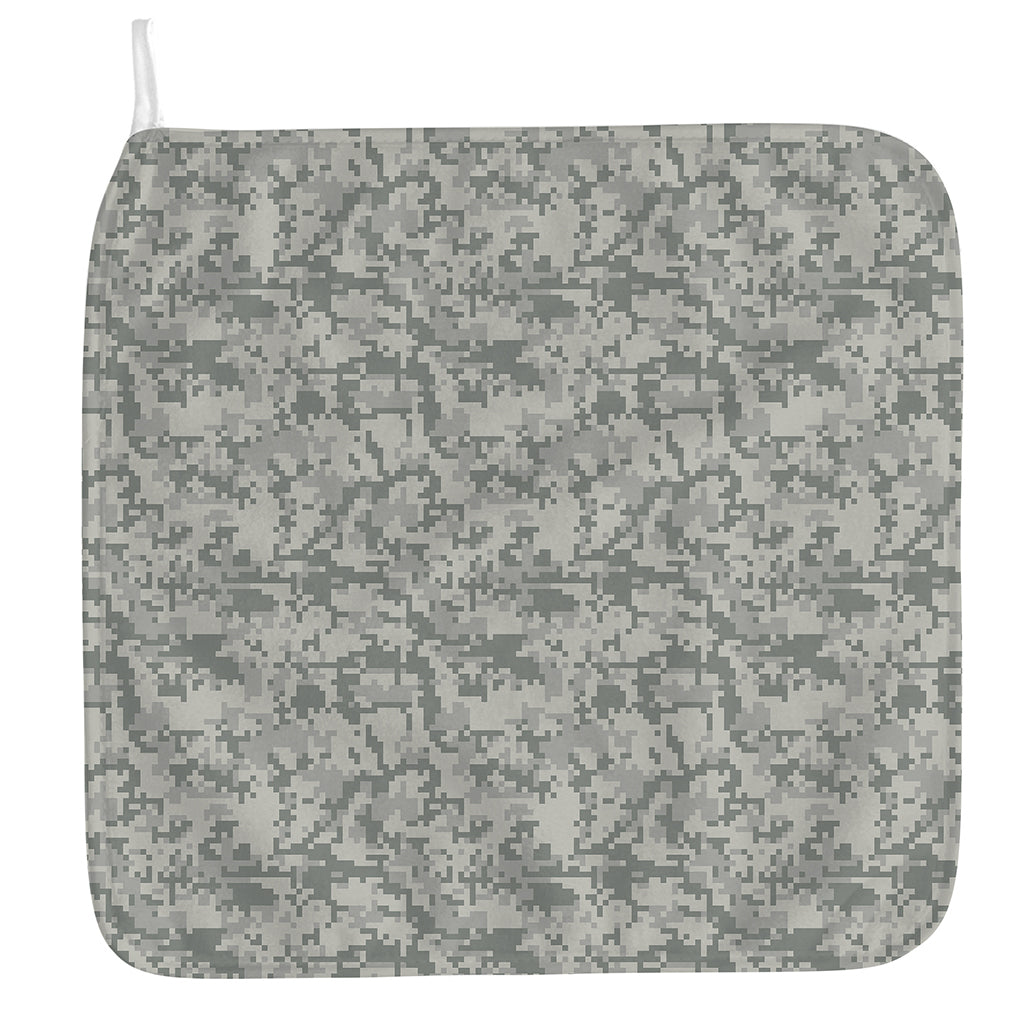 Tan Digital Camo Pattern Print Hand Towel