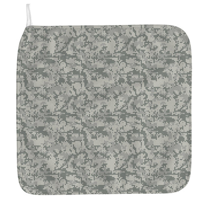 Tan Digital Camo Pattern Print Hand Towel