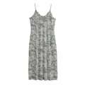 Tan Digital Camo Pattern Print Jersey Midi Cami Dress