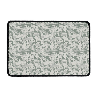 Tan Digital Camo Pattern Print Kitchen Mat