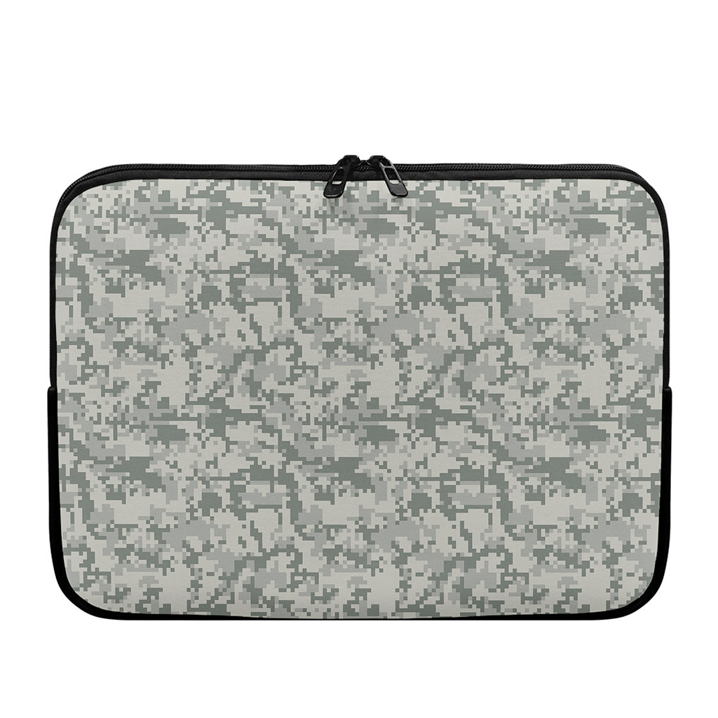 Tan Digital Camo Pattern Print Laptop Sleeve