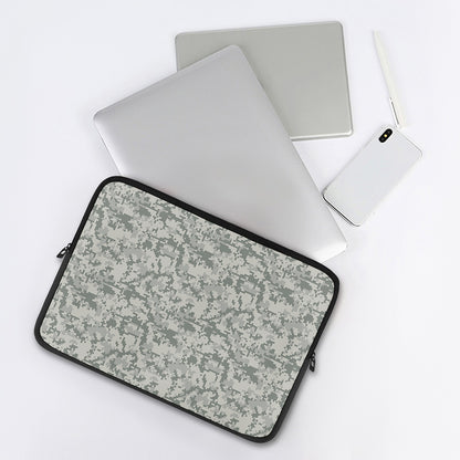 Tan Digital Camo Pattern Print Laptop Sleeve