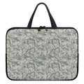 Tan Digital Camo Pattern Print Laptop Sleeve With Handle