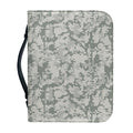 Tan Digital Camo Pattern Print Leather Bible Cover