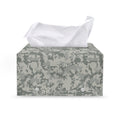 Tan Digital Camo Pattern Print Leather Tissue Box Cover