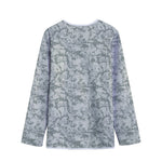 Tan Digital Camo Pattern Print Long Sleeve Short Coat