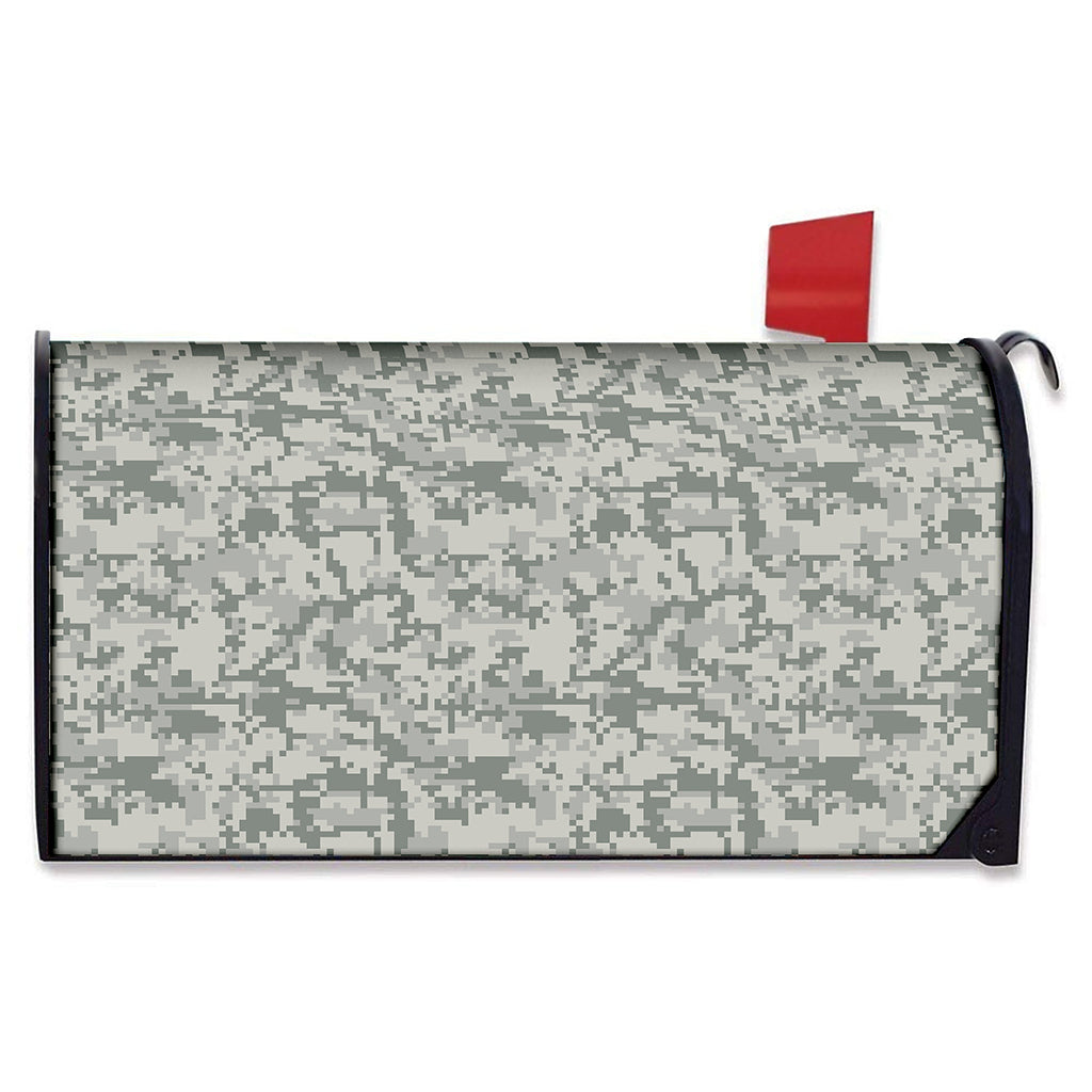 Tan Digital Camo Pattern Print Mailbox Cover