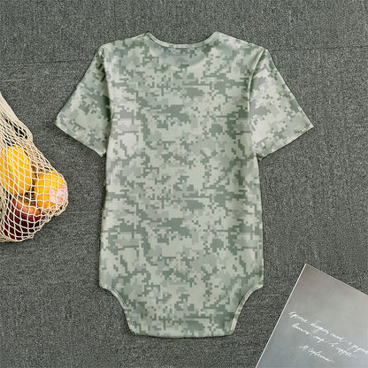 Tan Digital Camo Pattern Print Men's Bodysuit