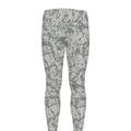 Tan Digital Camo Pattern Print Men's Leggings