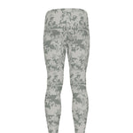 Tan Digital Camo Pattern Print Men's leggings