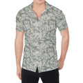 Tan Digital Camo Pattern Print Men's Shirt