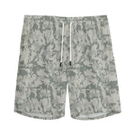 Tan Digital Camo Pattern Print Men's Sports Shorts