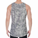 Tan Digital Camo Pattern Print Men's Velvet Tank Top