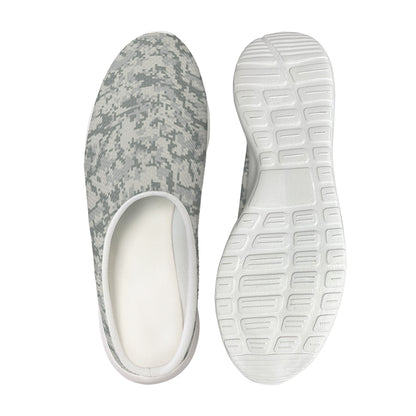 Tan Digital Camo Pattern Print Mesh Casual Shoes