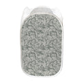 Tan Digital Camo Pattern Print Mesh Laundry Hamper