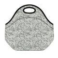 Tan Digital Camo Pattern Print Neoprene Lunch Bag