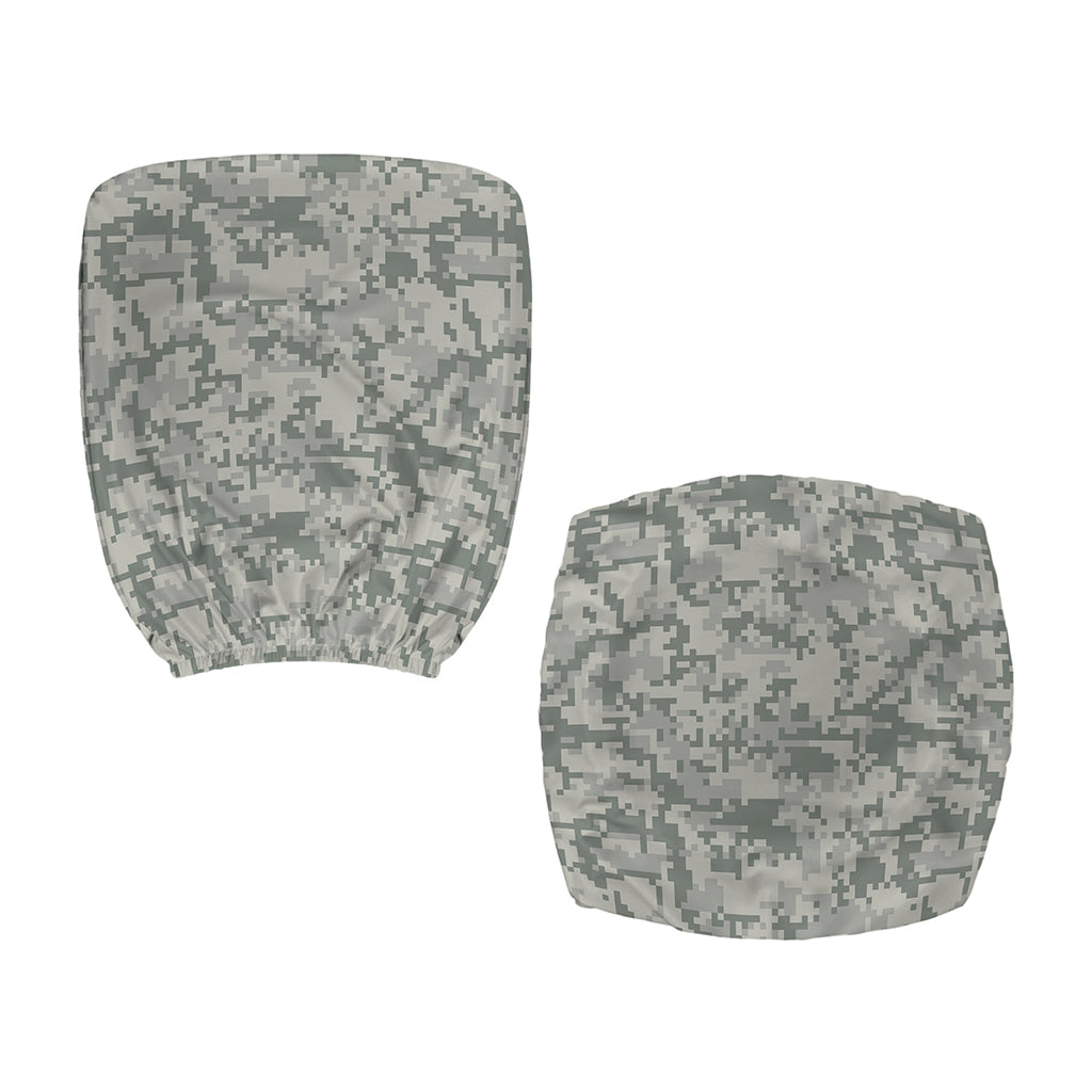 Tan Digital Camo Pattern Print Office Chair Cover