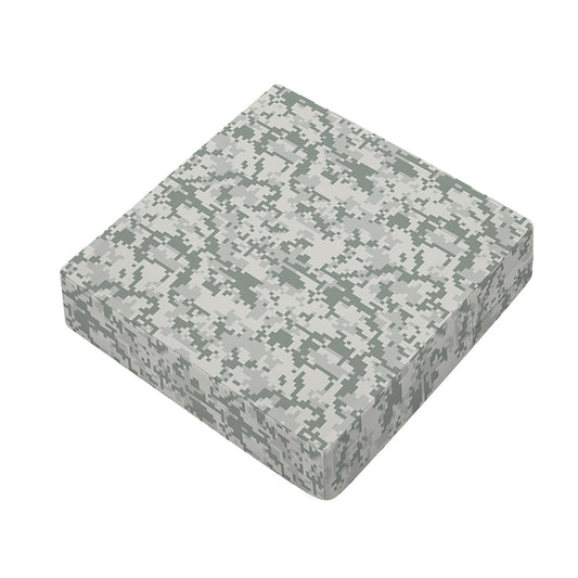 Tan Digital Camo Pattern Print Outdoor Seat Cushion Cover