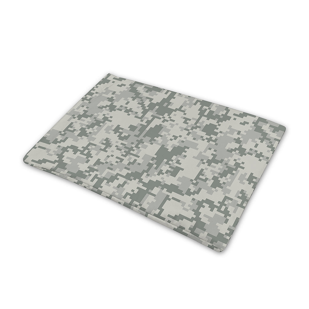 Tan Digital Camo Pattern Print Pet Cooling Mat Cover
