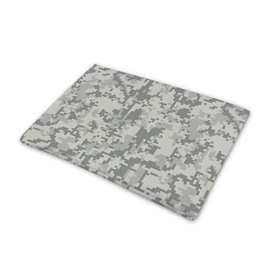 Tan Digital Camo Pattern Print Pet Cooling Mat Cover