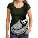 Tan Digital Camo Pattern Print Pet Sling Carrier