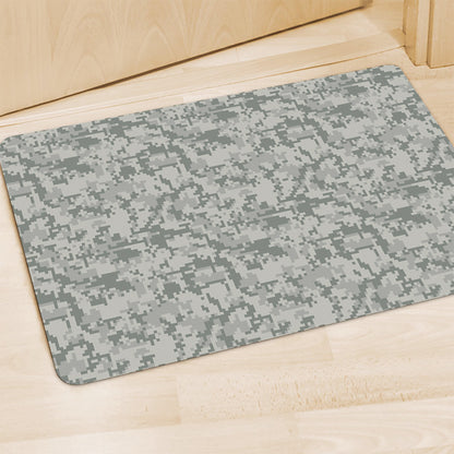 Tan Digital Camo Pattern Print Polyester Doormat
