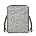Tan Digital Camo Pattern Print Rectangular Crossbody Bag