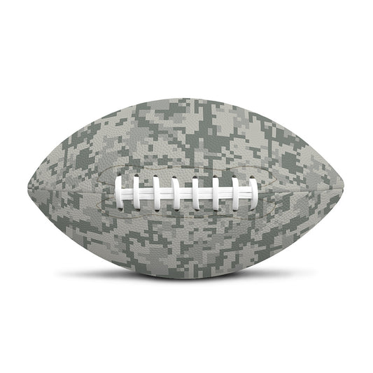 Tan Digital Camo Pattern Print Rugby Ball