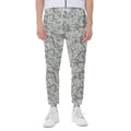 Tan Digital Camo Pattern Print Joggers