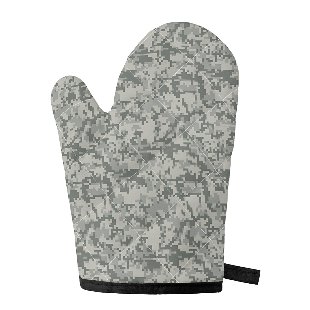Tan Digital Camo Pattern Print Single Oven Mitt