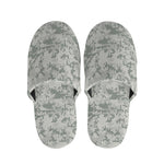 Tan Digital Camo Pattern Print Slippers