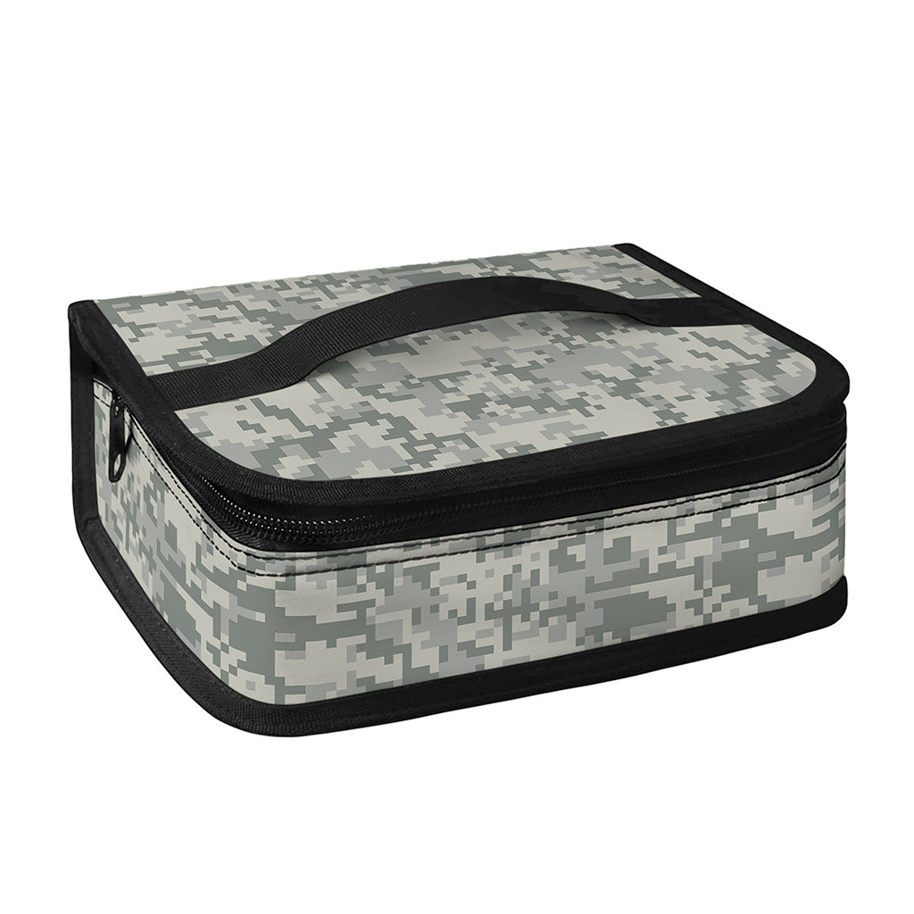 Tan Digital Camo Pattern Print Small Lunch Bag