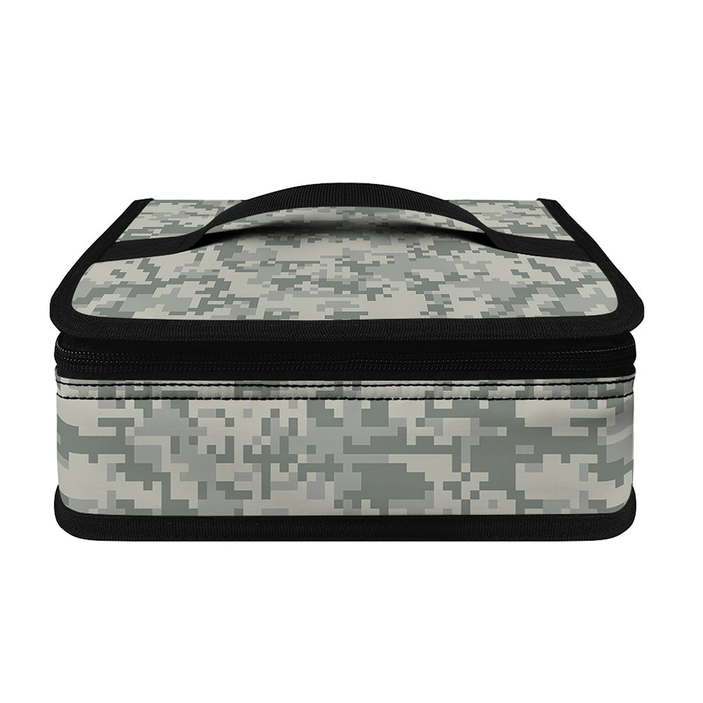 Tan Digital Camo Pattern Print Small Lunch Bag