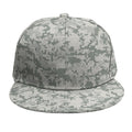 Tan Digital Camo Pattern Print Snapback Cap