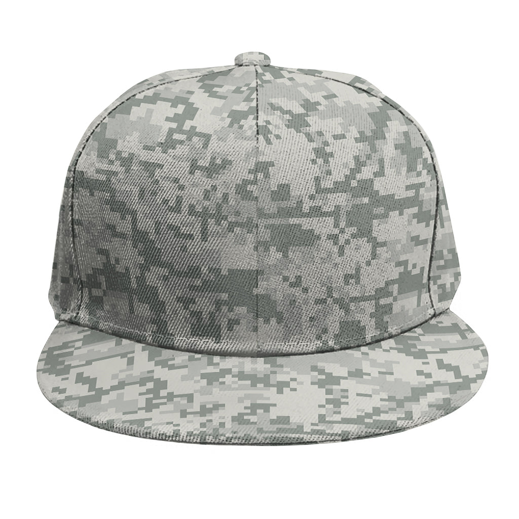 Tan Digital Camo Pattern Print Snapback Cap