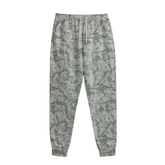 Tan Digital Camo Pattern Print Sweatpants