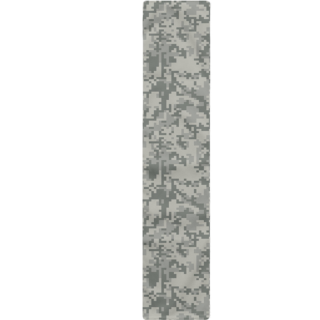 Tan Digital Camo Pattern Print Table Runner