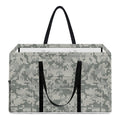 Tan Digital Camo Pattern Print Utility Tote Bag