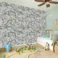 Tan Digital Camo Pattern Print Wall Sticker