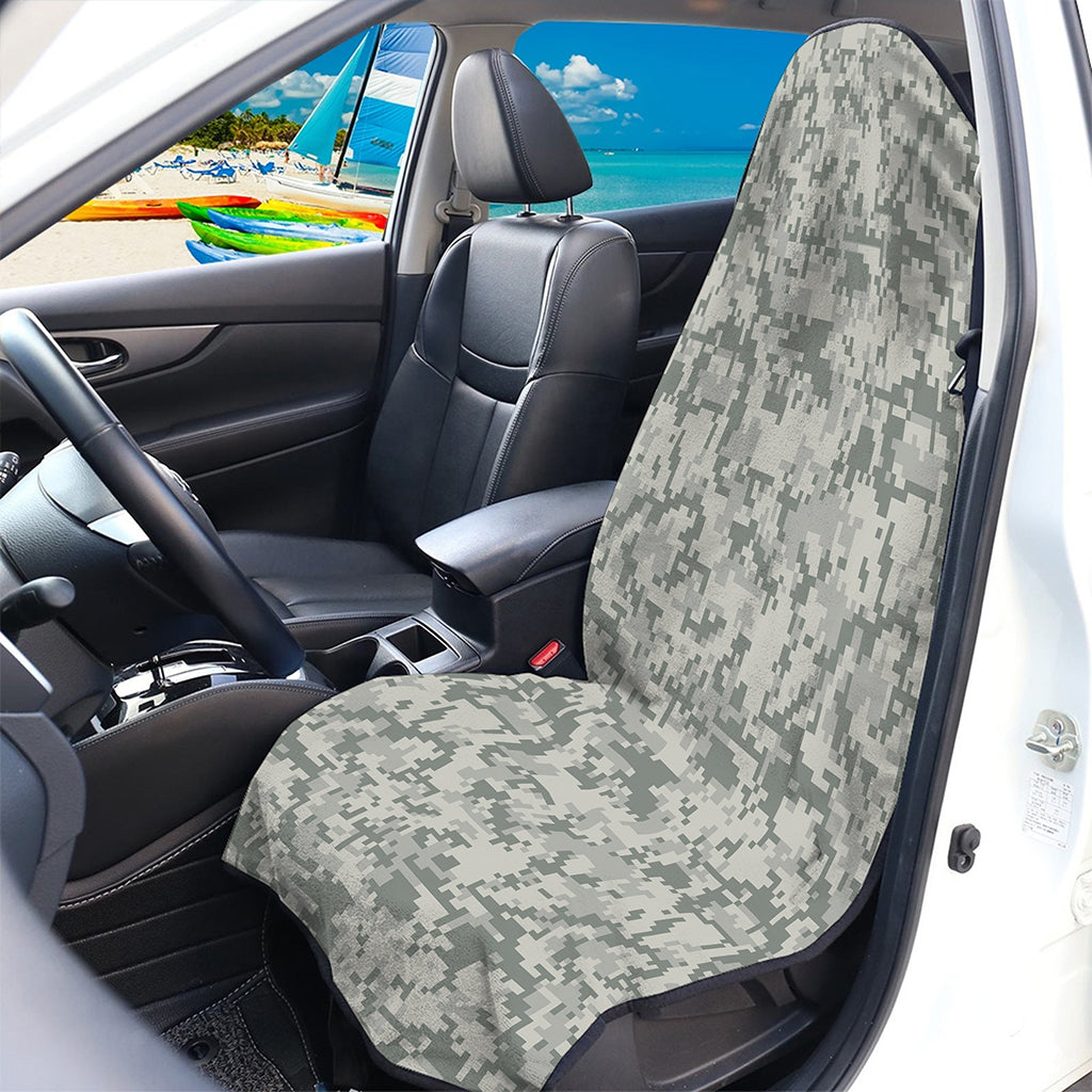 Tan Digital Camo Pattern Print Waterproof Car Seat Cover
