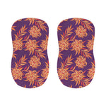 Tangerine Floral Bohemian Pattern Print Bar Stool Covers
